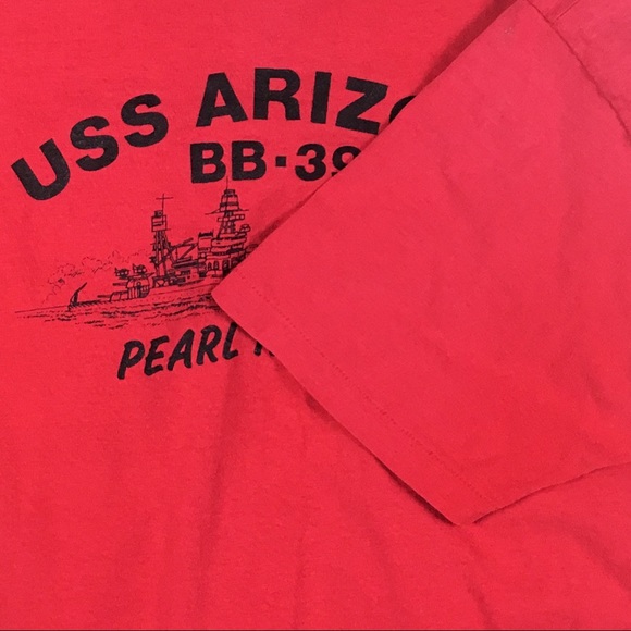 90s USS Arizona Pearl Harbor Memorial Tee - Picture 6 of 6